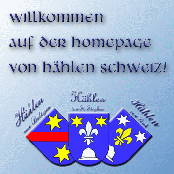 Willkommen auf der Hompage von Hählen Schweiz
